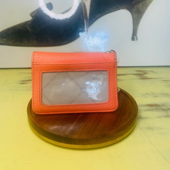 Orange Cardholder Keychain Wallet - Picture 6 of 12